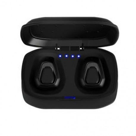 * 3 fegyver fekete (Bluetooth 4.2) Vezeték nélküli Bluetooth Earbuds w / Mic True Bass ikrek Stereo In-Ear fülhallgató