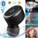 * 3 fegyver fekete (Bluetooth 4.2) Vezeték nélküli Bluetooth Earbuds w / Mic True Bass ikrek Stereo In-Ear fülhallgató