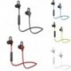 fehér Bluetooth 4.1 Vezeték nélküli sport fülhallgató Super Bass sztereó fejhallgató fejhallgató