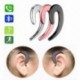 Ikrek Fekete Vezeték nélküli Bluetooth Q25 ikrek kettős csontvezető fejhallgató sztereó sport fejhallgató