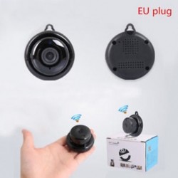 EU Plug Vezeték nélküli mini WIFI IP kamera HD 1080P intelligens otthoni biztonsági kamera éjszakai látás JP