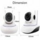 EU Plug Vezeték nélküli WiFi HD 1080P IP kamera biztonsági hálózat CCTV Baby Monitor Smart Webcam