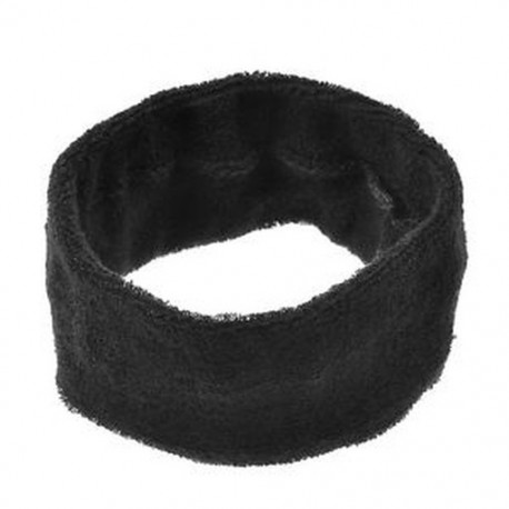 Fekete Női férfiak pamut sport verejték pulóver fejpánt jóga tornaterem hajvágó zenekar