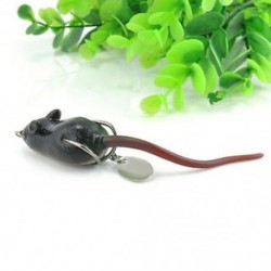 1PCS fekete gumi egér 5,5 cm Horgász csalik Crankbaits horogok Garnélarák Minnow Frog Fish Baits Bass Tackle Tool
