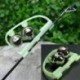 2 X Éjszakai horgászbot Tipphal Bite riasztás riasztó csipesz Bells Ring Glow Accessory