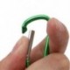 5X alumínium D-gyűrű karabiner kulcslánc csipesz Snap Hook Karabiner kemping kulcstartó