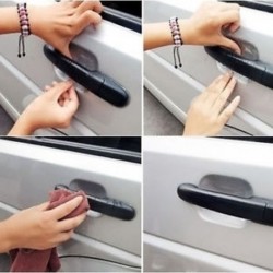 4db tiszta láthatatlan autós ajtó fogantyú védőfólia festék karcolásvédő