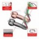 Rose Gold 15g Penis Fishing Lure Bass Funny Tackle Hook Dick Spinner Spike Pike 15g-36g Hot