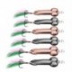 Rose Gold 21g Penis Fishing Lure Bass Funny Tackle Hook Dick Spinner Spike Pike 15g-36g Hot