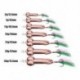 Rose Gold 36g Penis Fishing Lure Bass Funny Tackle Hook Dick Spinner Spike Pike 15g-36g Hot