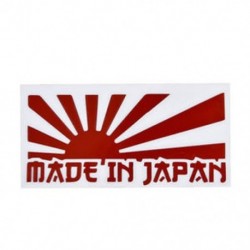 Piros Rising Sun készült Japánban JDM autó matrica matrica matrica dekor 3Color