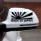 Piros Rising Sun készült Japánban JDM autó matrica matrica matrica dekor 3Color