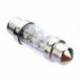 2X 6 LED Pure White Car Festoon belső Dome C5W könnyű lámpa izzó 36mm DC 12V