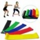 Piros Ellenállási sávok Gumi edző hurok rugalmas rugalmas nyújtás Fitness kar láb