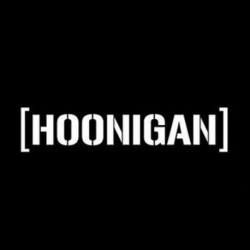 fehér Hoonigan Ken Block Drift JDM autós matricák matricák motorkerékpárhoz AUTO 19 * 4cm