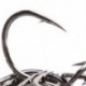 5 * 100db 10 méretű válogatott horgászpálcás élezett horog Fishhook Jig feketék JP