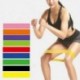 Sárga Ellenállás rugalmas gumiszalagok Gyakorlati jóga zenekarok Fitness jóga edzőterem edzés JP