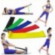 Fekete Ellenállás rugalmas gumiszalagok Gyakorlati jóga zenekarok Fitness jóga edzőterem edzés JP