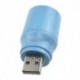 Könnyű sajtó gomb USB LED lámpa hordozható lámpa kék szín LED