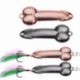 Rose Gold 21g Új horgászbotok fogóhorog Dick Spinner kanál csuka csörgő fogantyú 15g-36g