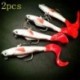 3db csalik (hossza 5,5 cm) Halászati csalik Bass Crankbaits Horgok Minnow garnélarák béka Fish Baits Tackle Tool