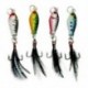 3db csalik (hossza 5,5 cm) Halászati csalik Bass Crankbaits Horgok Minnow garnélarák béka Fish Baits Tackle Tool