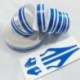 Piros Autó 12 mm-es csíkosítócsík Stripline Steamline Dupla vonalú szalagszalag matrica matrica