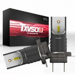 H7 (Gun BlackďĽ ‰ (110W) 9005 9006 H4 H7 H8 / H9 / H11 COB 6000K autós LED fényszórókészlet