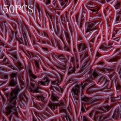 50db vörös földigiliszták Minnow garnélarák béka halászati csalit Bass hajtókar horgok Hal Crankbait fogantyú eszköz