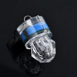 Kék Forró LED mélycsepp víz alatti gyémánt flash halászati könnyű tintahal strobe bait csalit