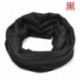 Fekete Cső sál Bandana fej arc maszk nyak Gaiter Snood fejfedők Beanie szilárd színek