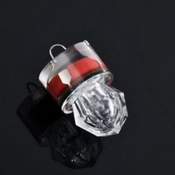 Piros Mini LED mélycsepp víz alatti gyémánt flash halászati könnyű tintahal strobe bait csalit