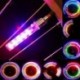 2 x 5 LED lámpa vaku gumiabroncs kerék szelep sapka fény autó kerékpár kerékpár motorkerékpár