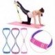 Kék Stretch Band kötél gumi latex kar ellenállás Fitness edzés Pilates jóga edzőterem