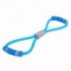 Kék Stretch Band kötél gumi latex kar ellenállás Fitness edzés Pilates jóga edzőterem