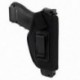 Fekete A Compact Subcompact Pistols Ambidextrous IWB Holster rejtett öv Holste