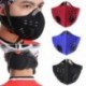 Piros Anti Dust kerékpározás Kerékpár Kerékpár Motorkerékpár Racing Síelés fél arcmaszk Szűrés jp