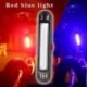 Piros   fehér fény USB újratölthető kerékpár kerékpár LED hátsó lámpa biztonsági kerékpáros figyelmeztetés