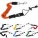 narancs 1x biztonsági kajak-kenu csónak lapát pórázos horgászbot tekercselt nyakpántos kábel