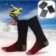 Téli újratölthető elektromos meleg melegített zokni termikus kültéri beltéri zokni