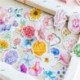 * C5 60Pcs / Set Hot Calendar Scrapbook Album naplókönyv Decor DIY papír tervező matrica kézműves