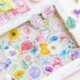* C5 60Pcs / Set Hot Calendar Scrapbook Album naplókönyv Decor DIY papír tervező matrica kézműves
