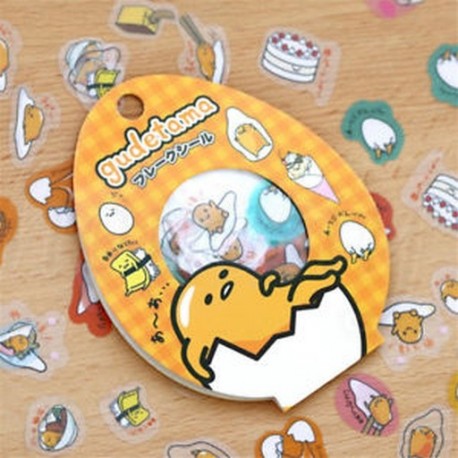 Rengeteg 50db Gudetama Lazy Egg matricák Kawaii Cartoon Scrapbooking Label Decal