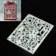 * 19 Virág (136 * 56 mm) DIY Metal 3D vágószerszámok Stencil Scrapbook Album papírkártya Dombornyomó kézműves