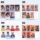 10cm x 14cm WANNA ONE papír füzér - KPOP - 19