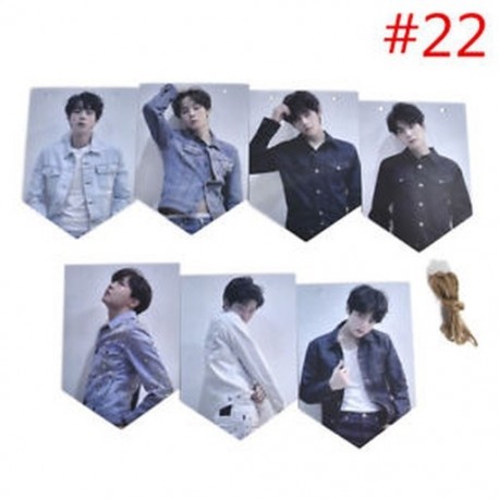 10cm x 14cm BTS papír füzér - KPOP - BTS - Bangtan Boys - 22