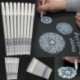 0,8 mm-es gél tintatoll művész archívum finom tipp vázlatos rajzfestés fehér eszköz