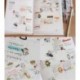 * C5 60Pcs / Set DIY Papírnaptár Scrapbook Album napló Könyv dekoráció tervező matrica kézműves Új