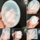 1db tér (9,8 cm) Tiszta szilikon négyzet alakú penész polimer agyag gyanta kézműves DIY ékszer készítés penész Új