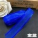 Királykék DIY 5yds 1 &quot (25mm) Satin Edge Organza szalag íj esküvői dekoráció csipke kézműves